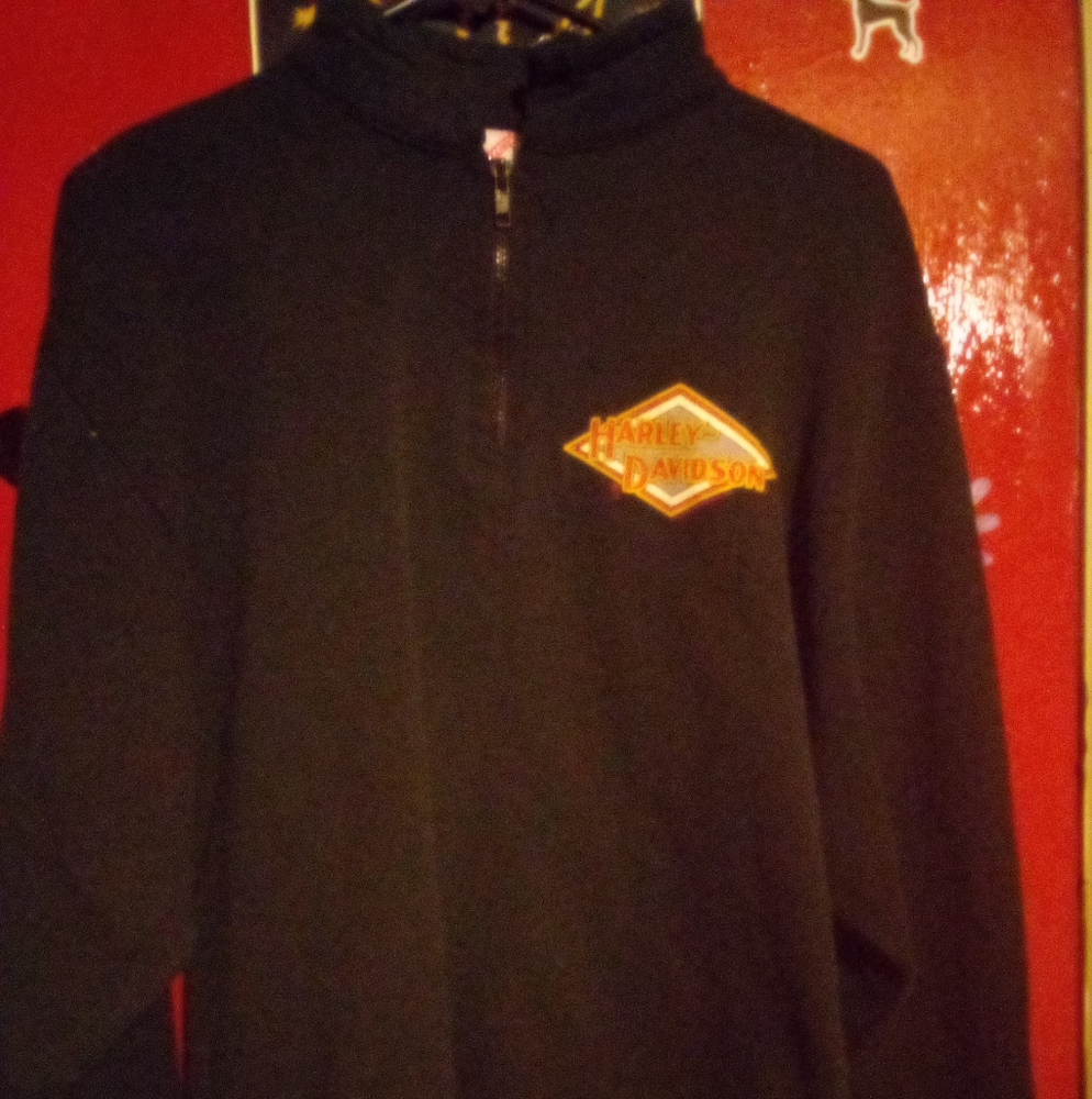 Harley Davidson Black Sweater Size Large